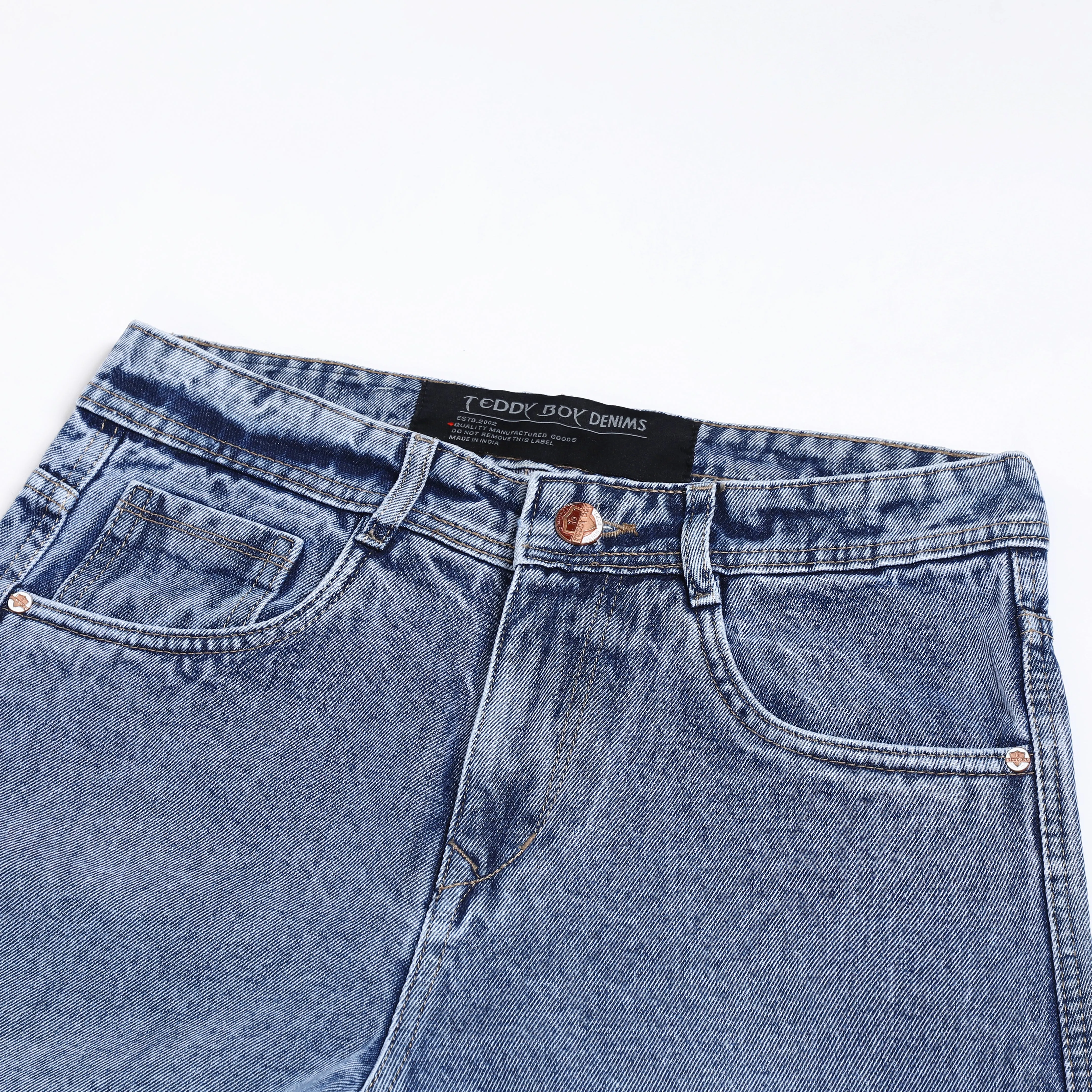 LIGHT BLUE BAGGY CARGO FIT JEAN