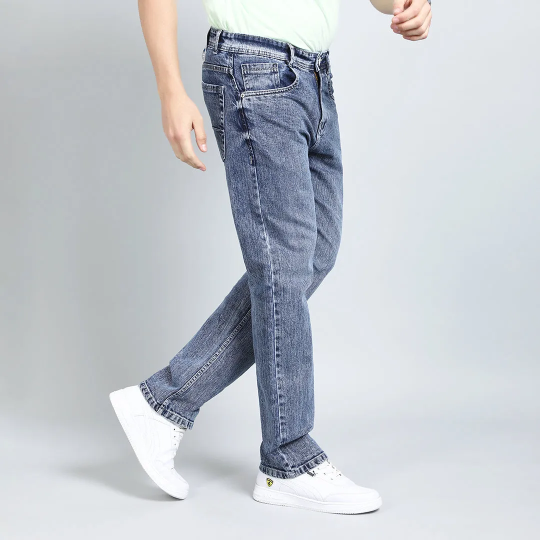 GREY BAGGY FIT JEAN TEDDY