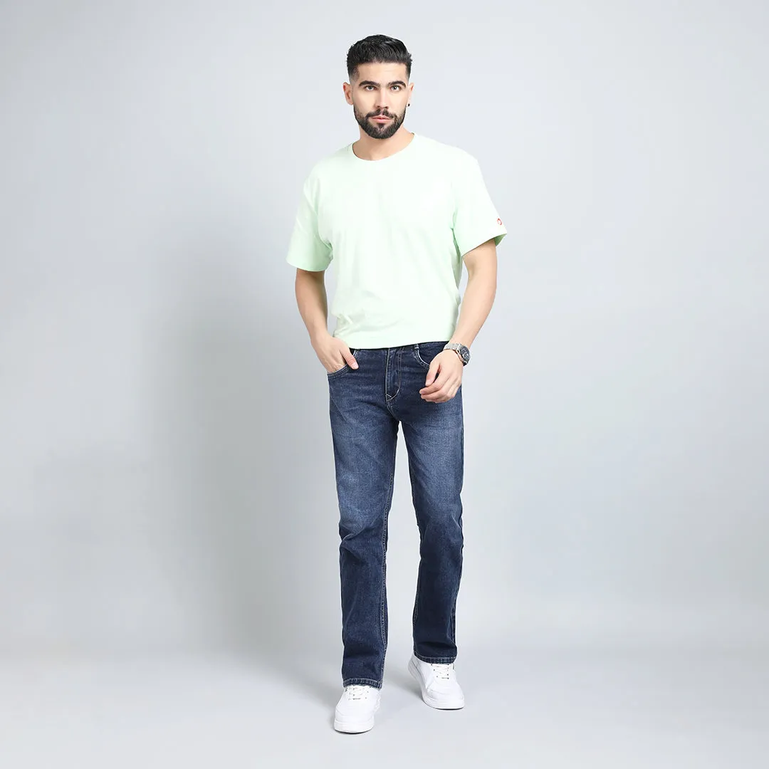 DARK GREY BAGGY FIT JEANS