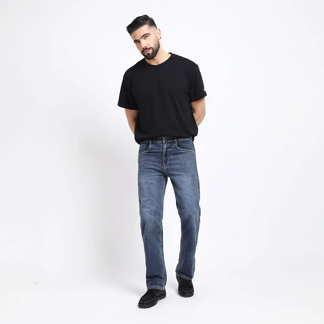 GREY BAGGY FIT JEANS