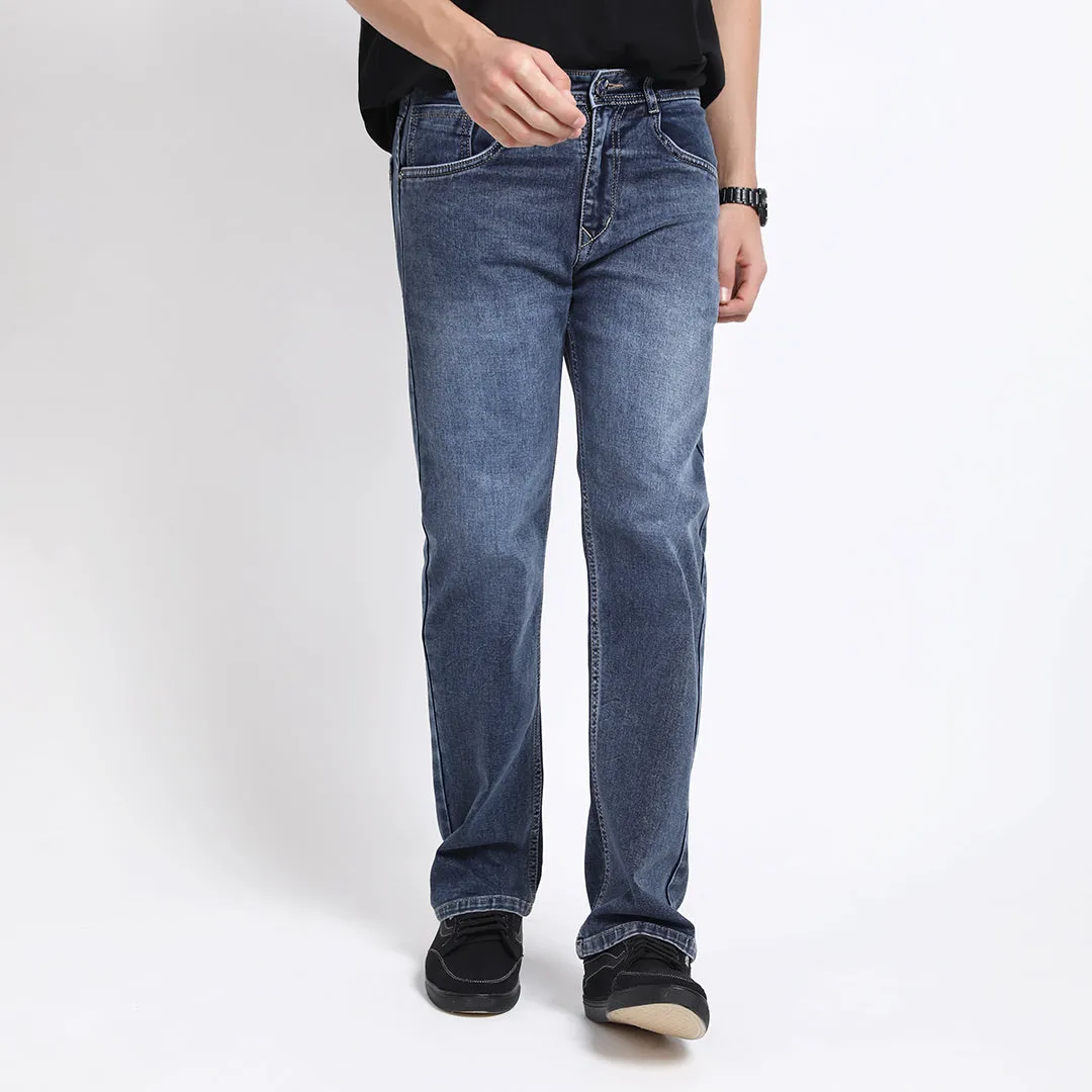 GREY BAGGY FIT JEANS