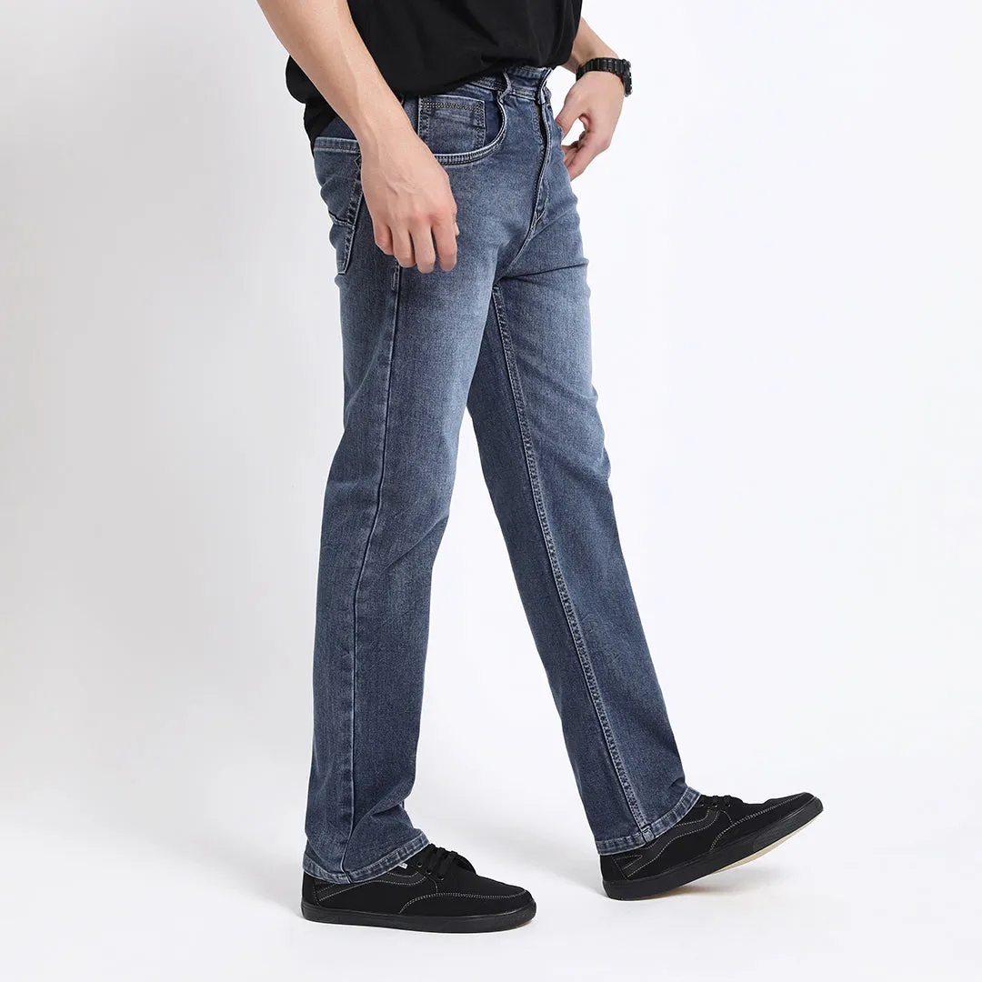 GREY BAGGY FIT JEANS