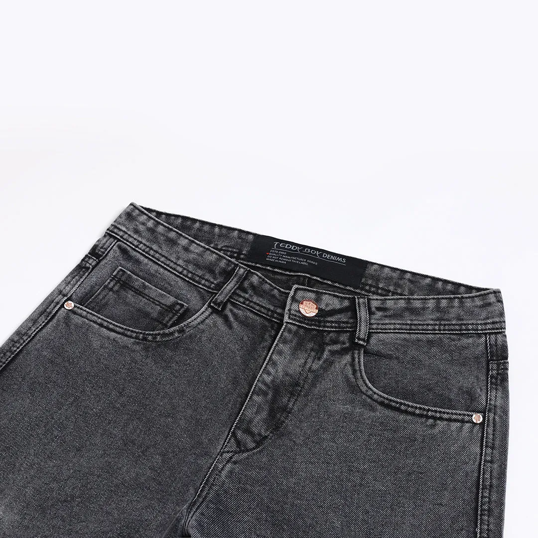 BLACK BAGGY CARGO FIT JEANS