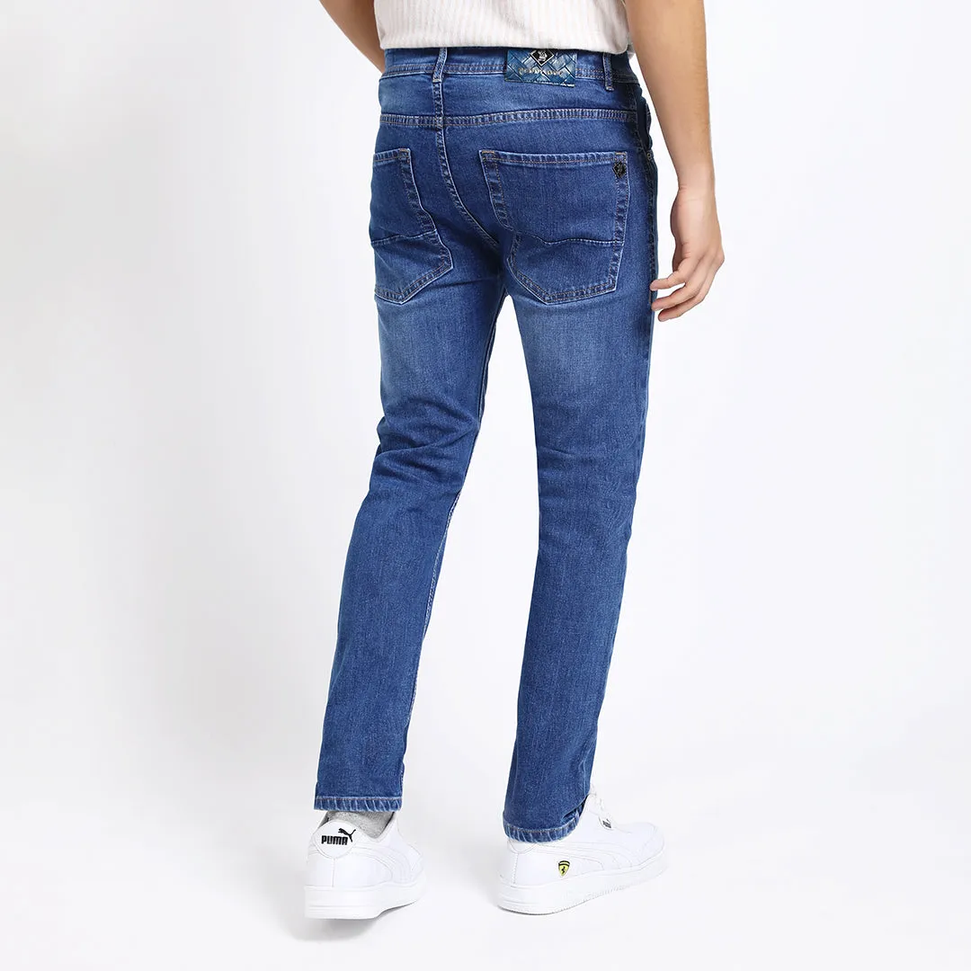 ANKLE DARK BLUE FIT JEANS