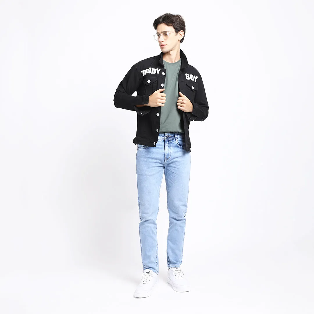 ANKLE SKY BLUE FIT JEANS TEDDY