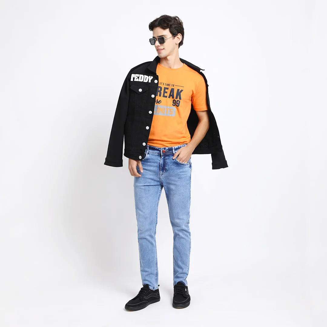 ANKLE SKY BLUE SKINNY FIT JEANS