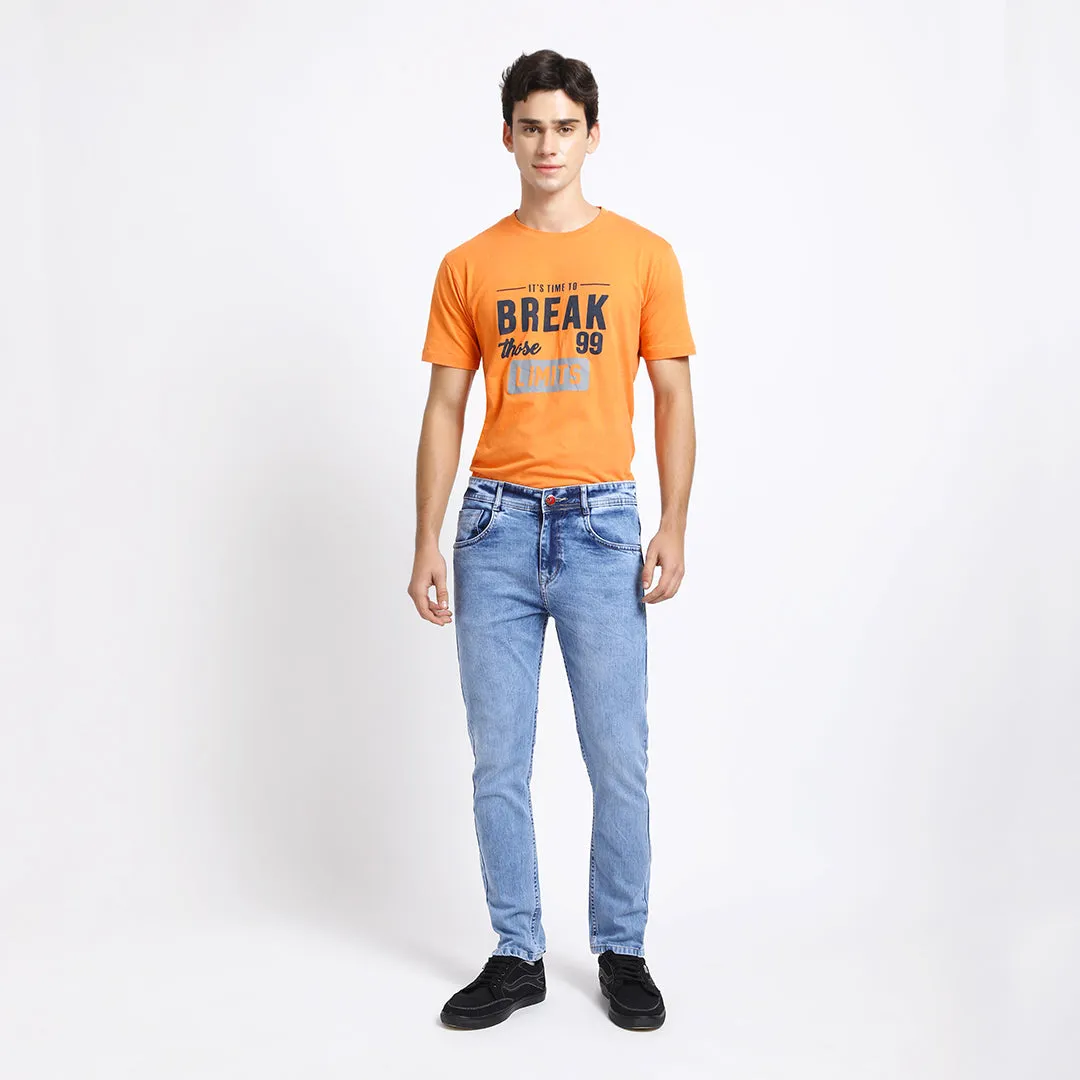 ANKLE SKY BLUE SKINNY FIT JEANS