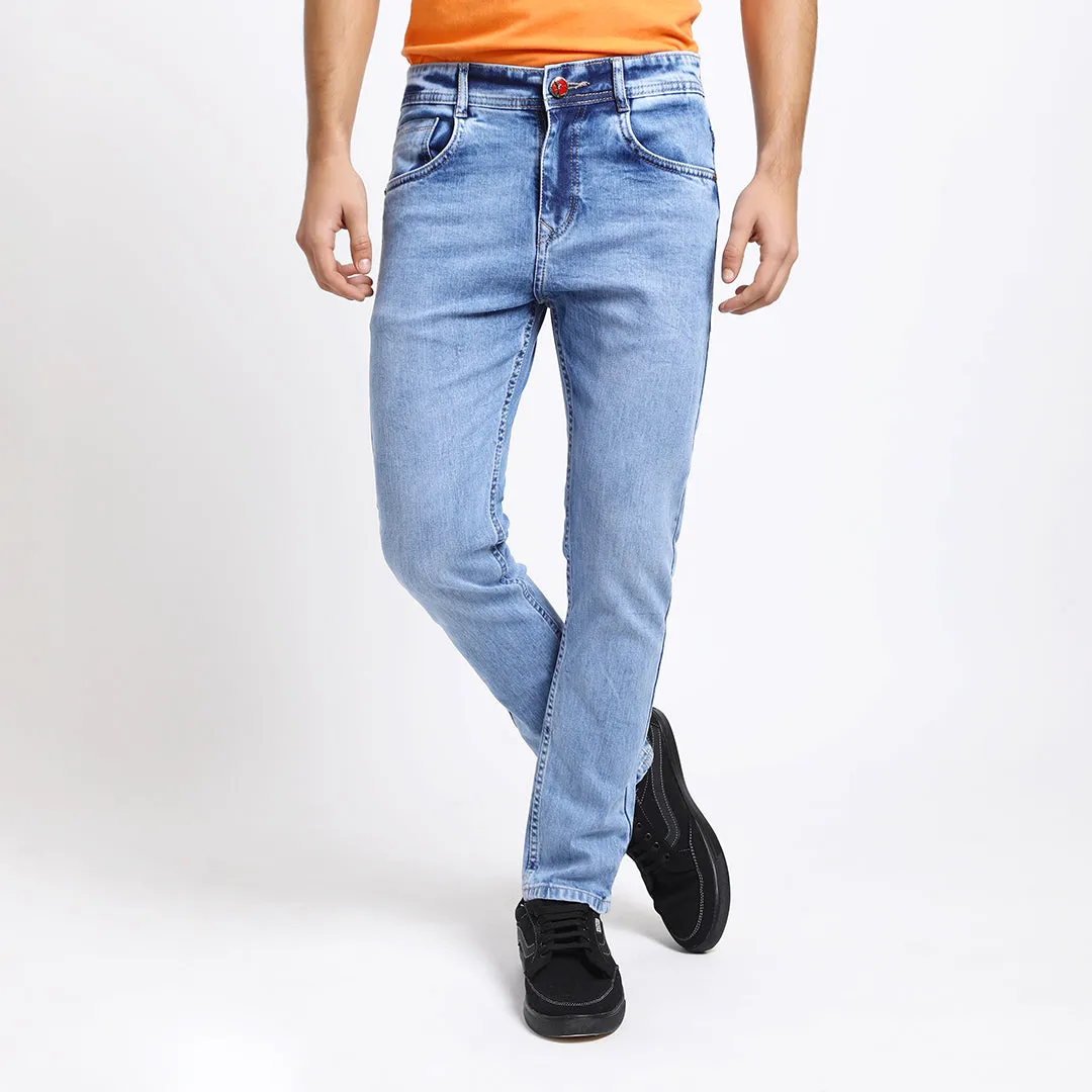 ANKLE SKY BLUE SKINNY FIT JEANS