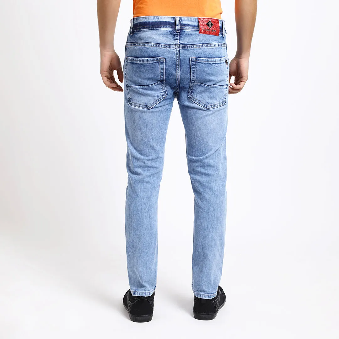 ANKLE SKY BLUE SKINNY FIT JEANS