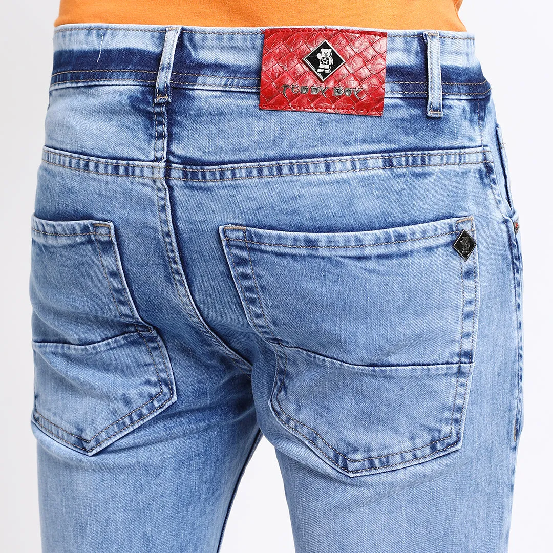 ANKLE SKY BLUE SKINNY FIT JEANS