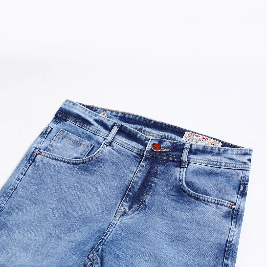 ANKLE SKY BLUE SKINNY FIT JEANS