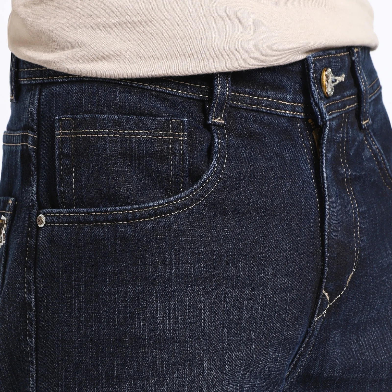 GREY BAGGY FIT JEAN TEDDY