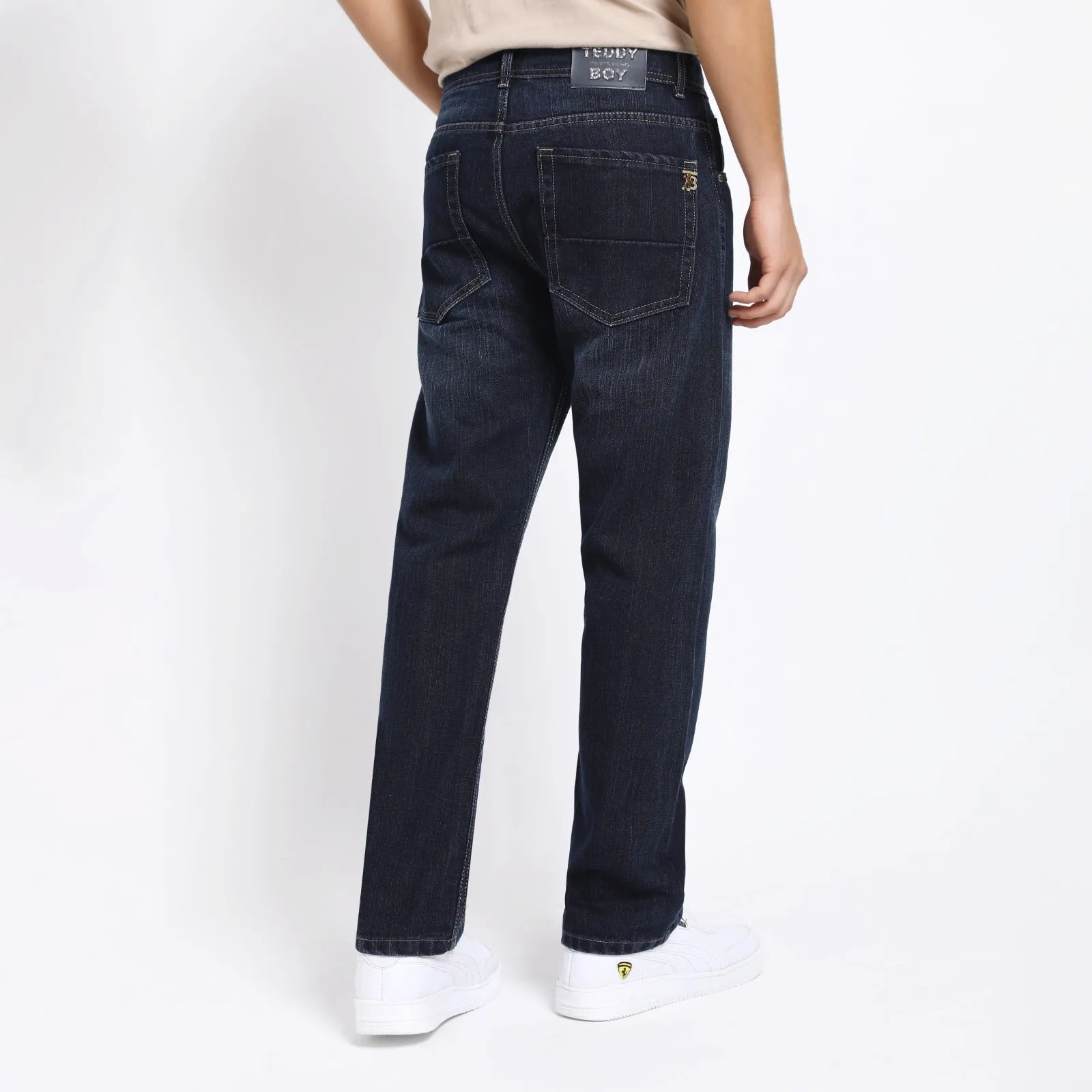 GREY BAGGY FIT JEAN TEDDY