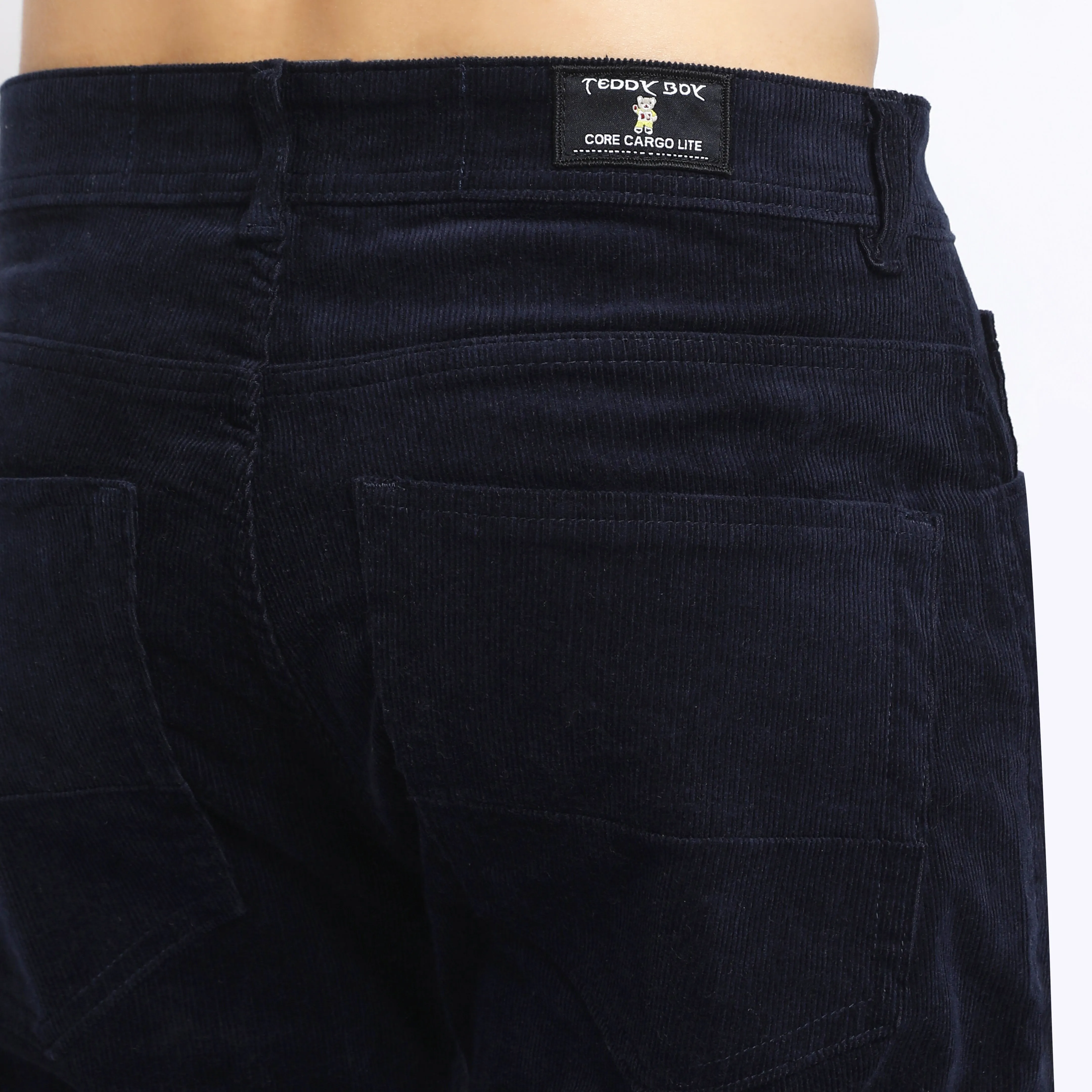 BARITONE NAVY CORDUROY PANTS
