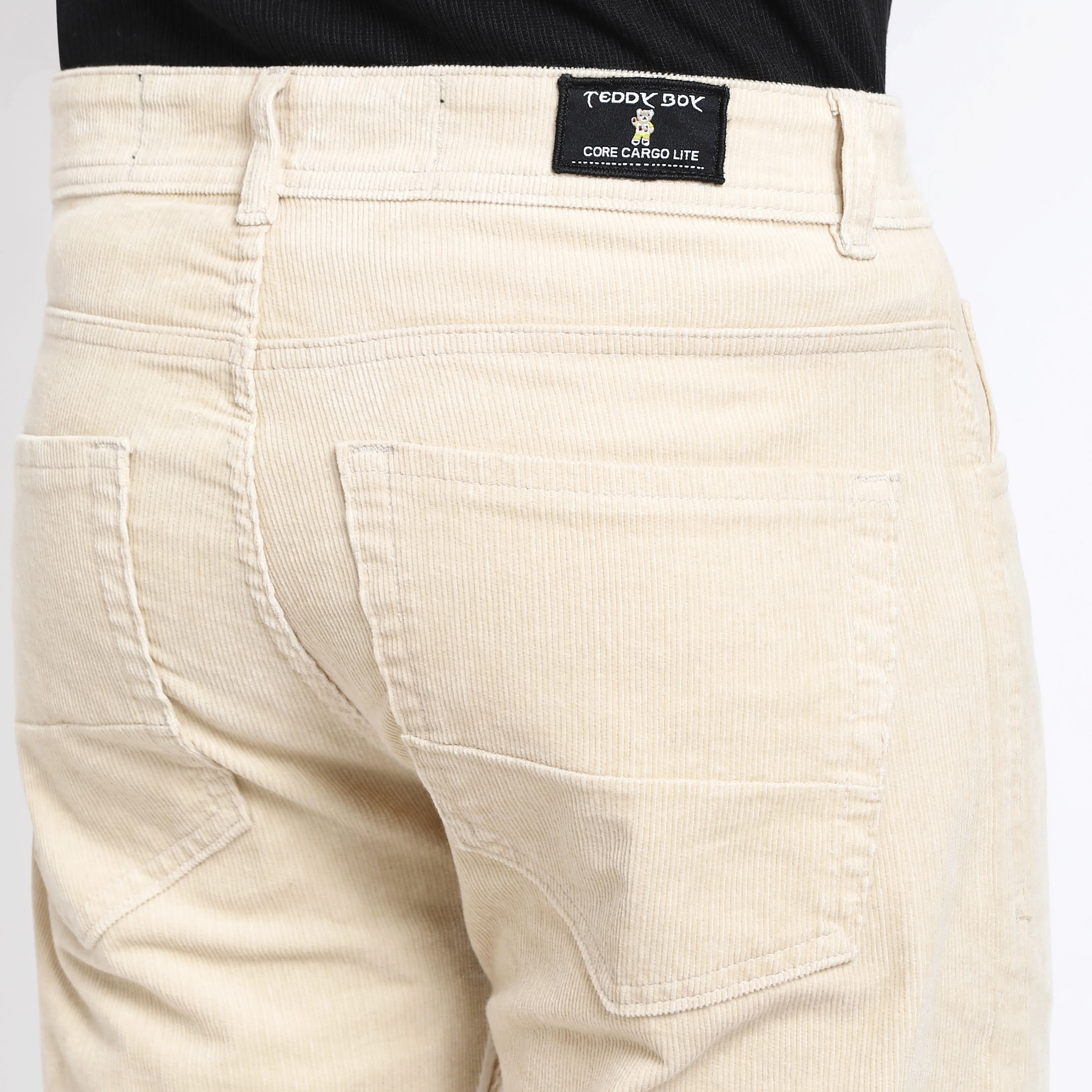 CANNOLI CREAM CORDUROY PANTS