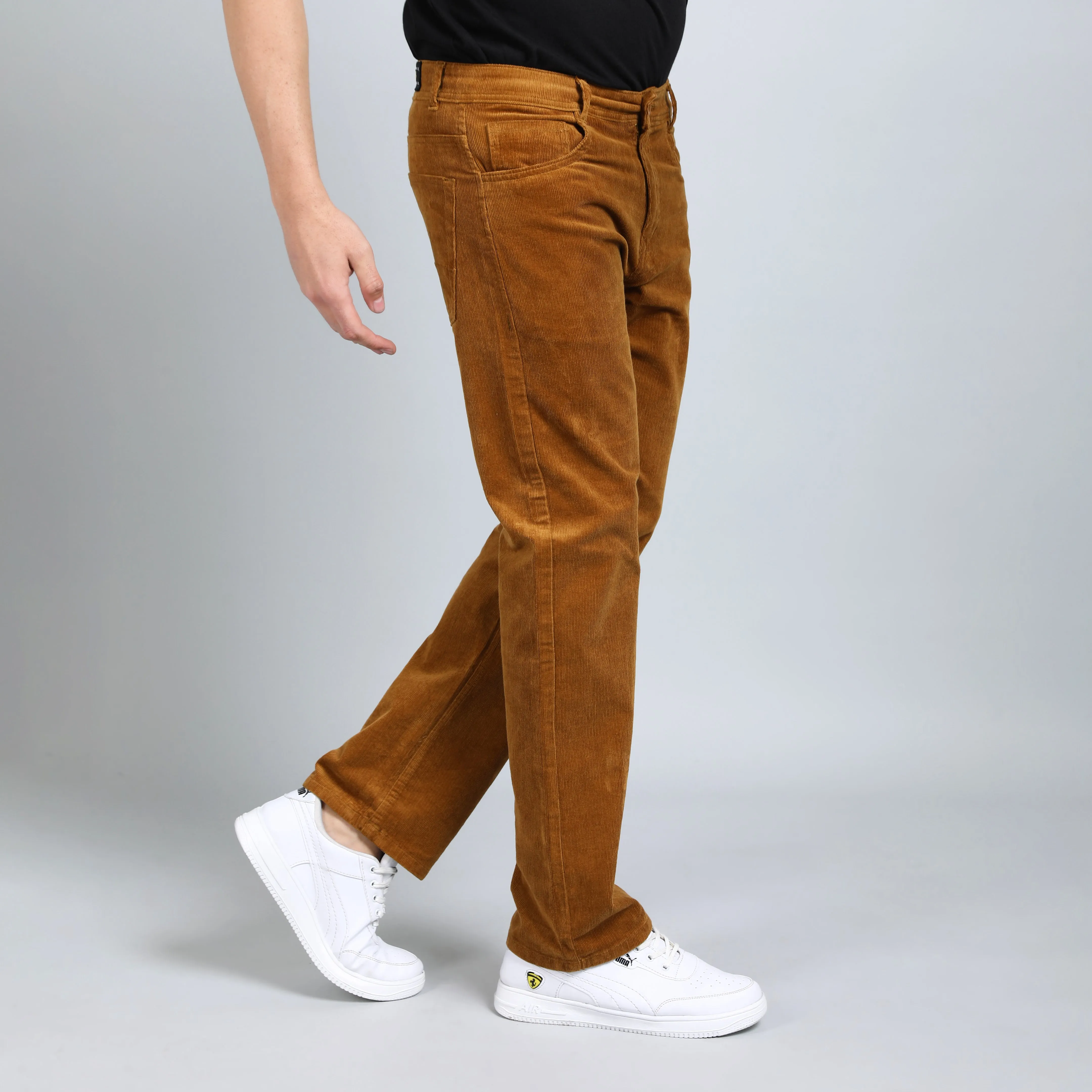ESPRESSO GOLDEN BROWN CORDUROY PANTS