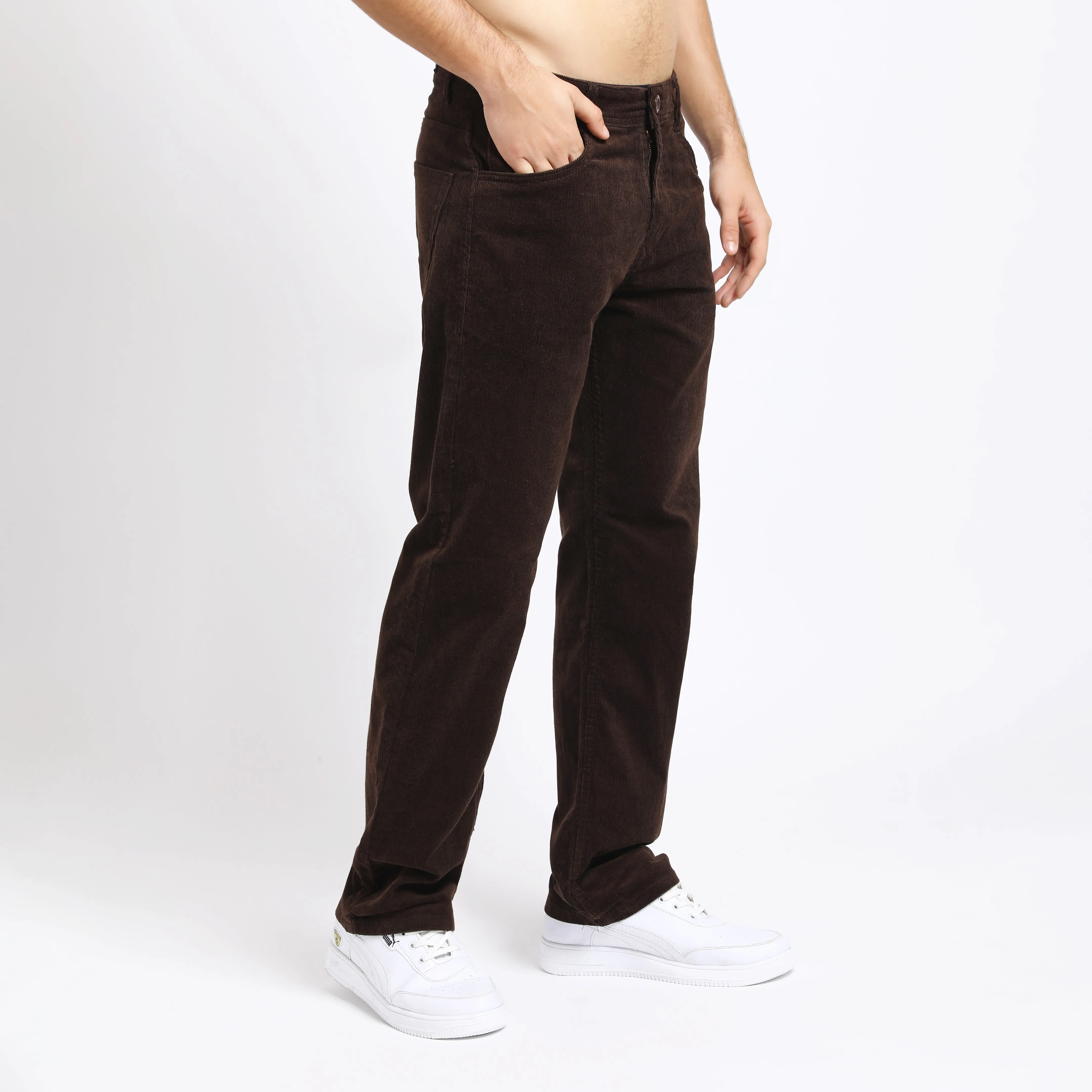 BRANDY COFFEE CORDUROY PANTS