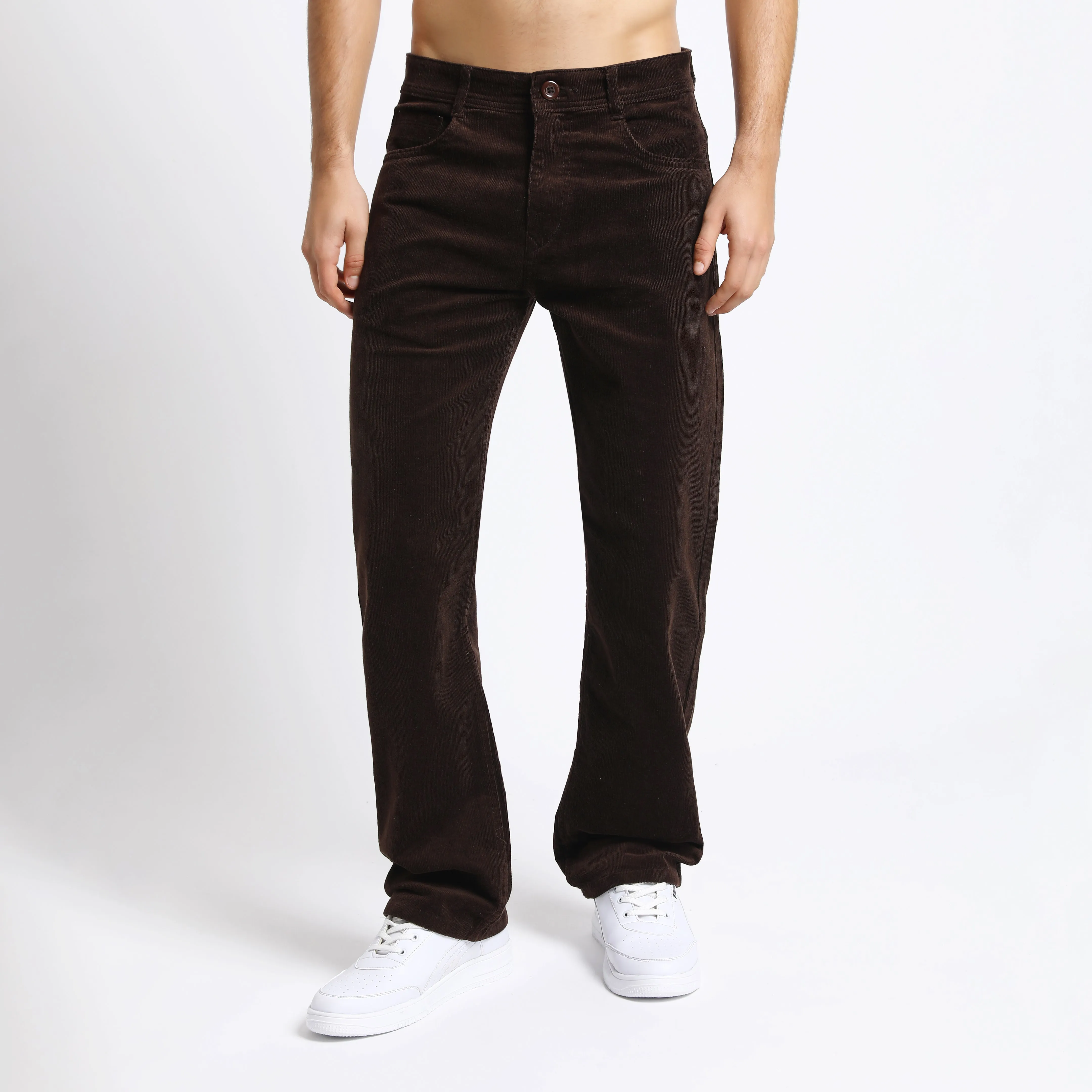 BRANDY COFFEE CORDUROY PANTS