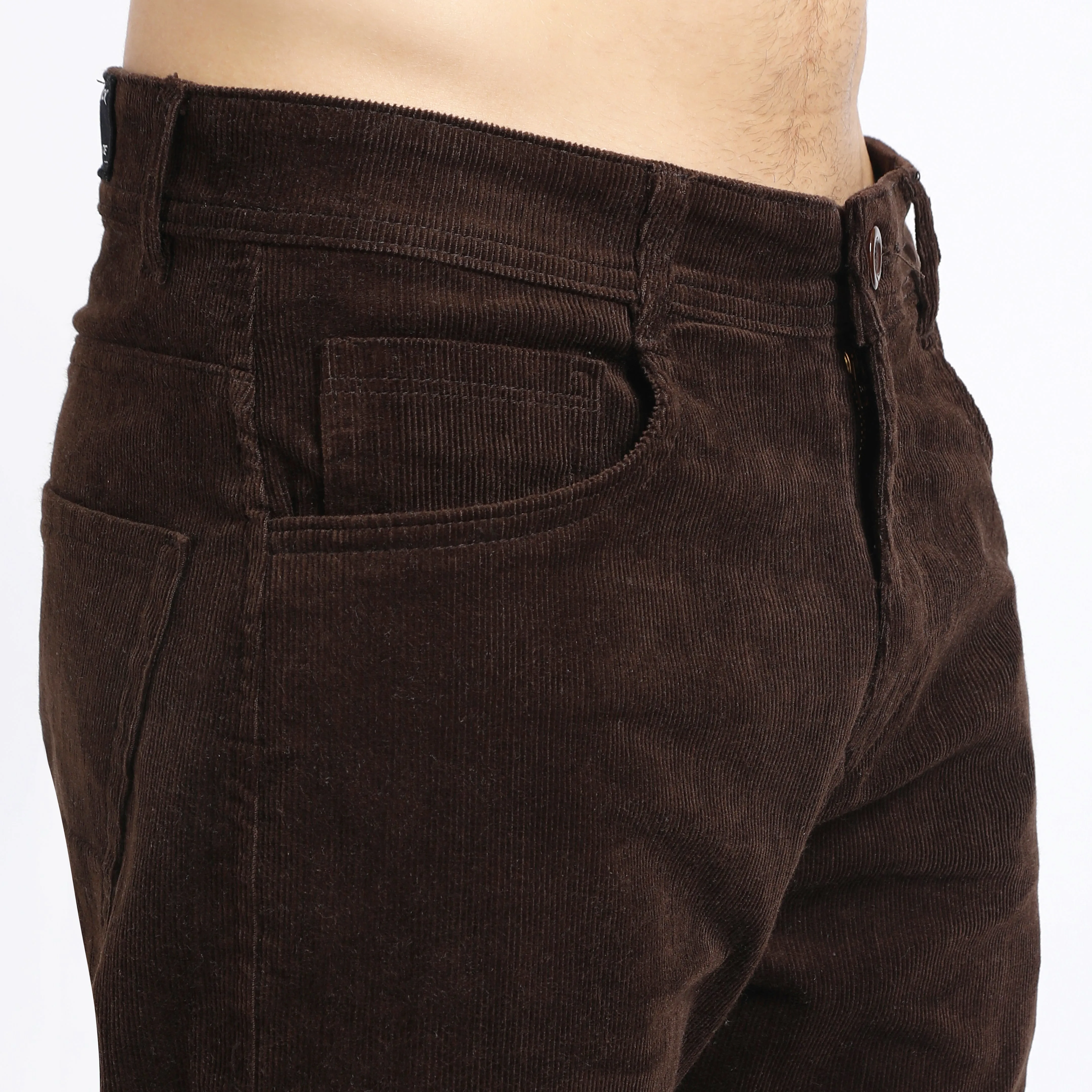 BRANDY COFFEE CORDUROY PANTS