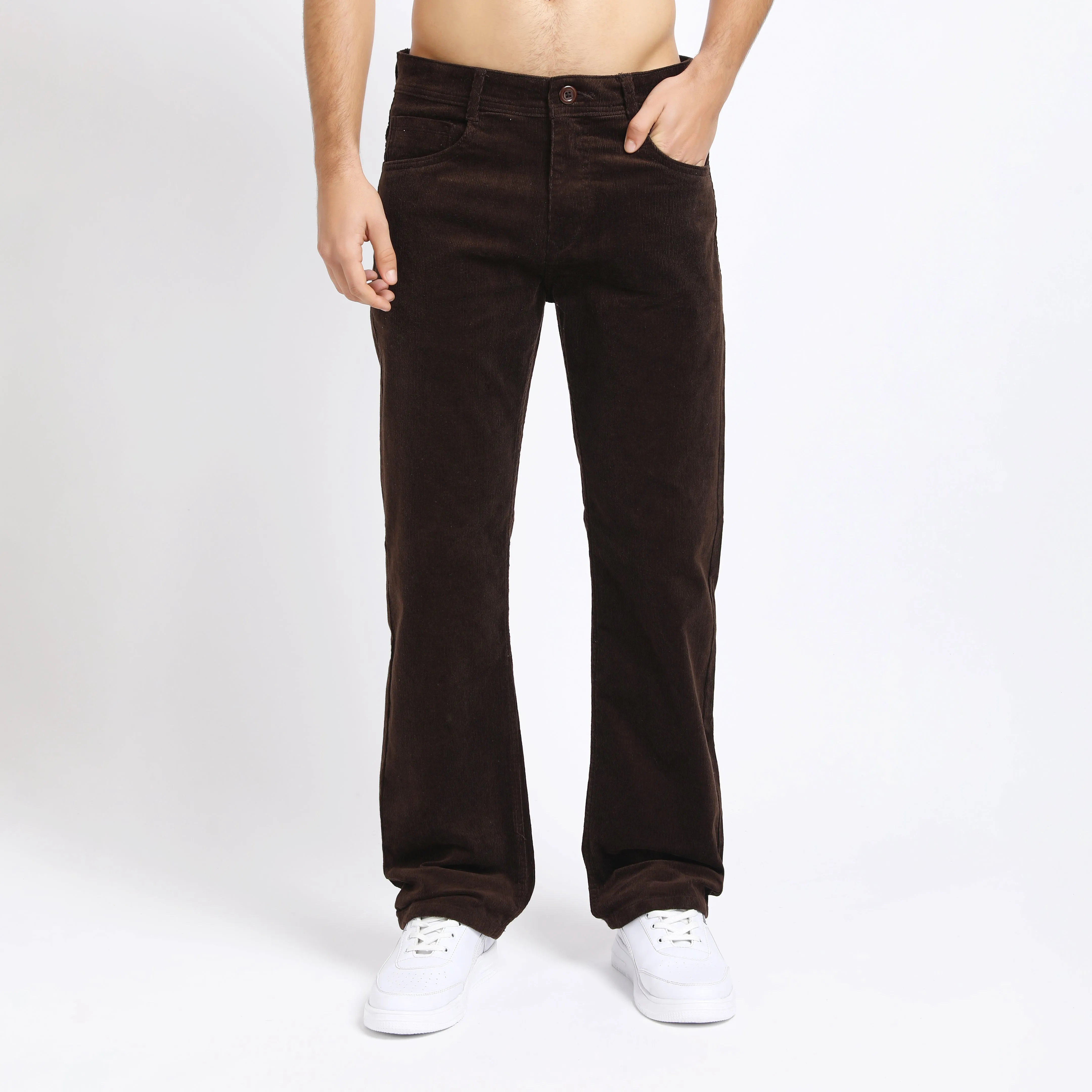 BRANDY COFFEE CORDUROY PANTS