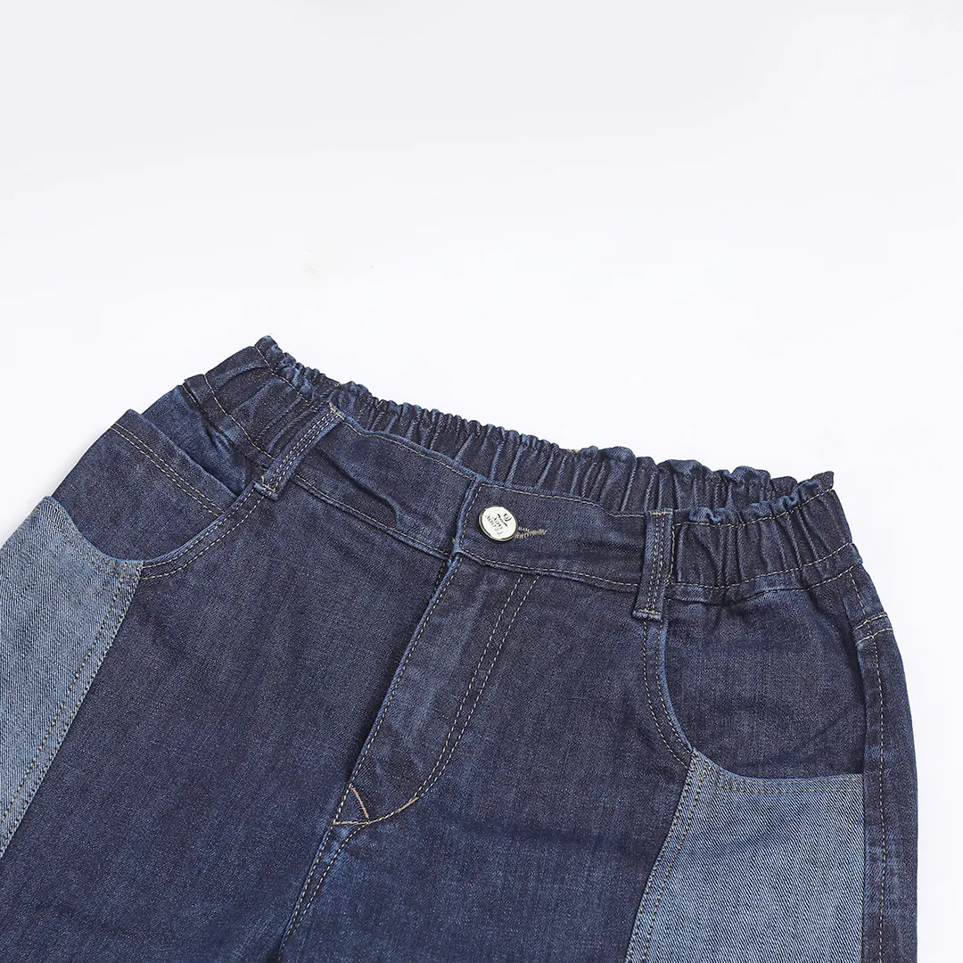 DARK BLUE CARROT FIT JEAN TEDDY
