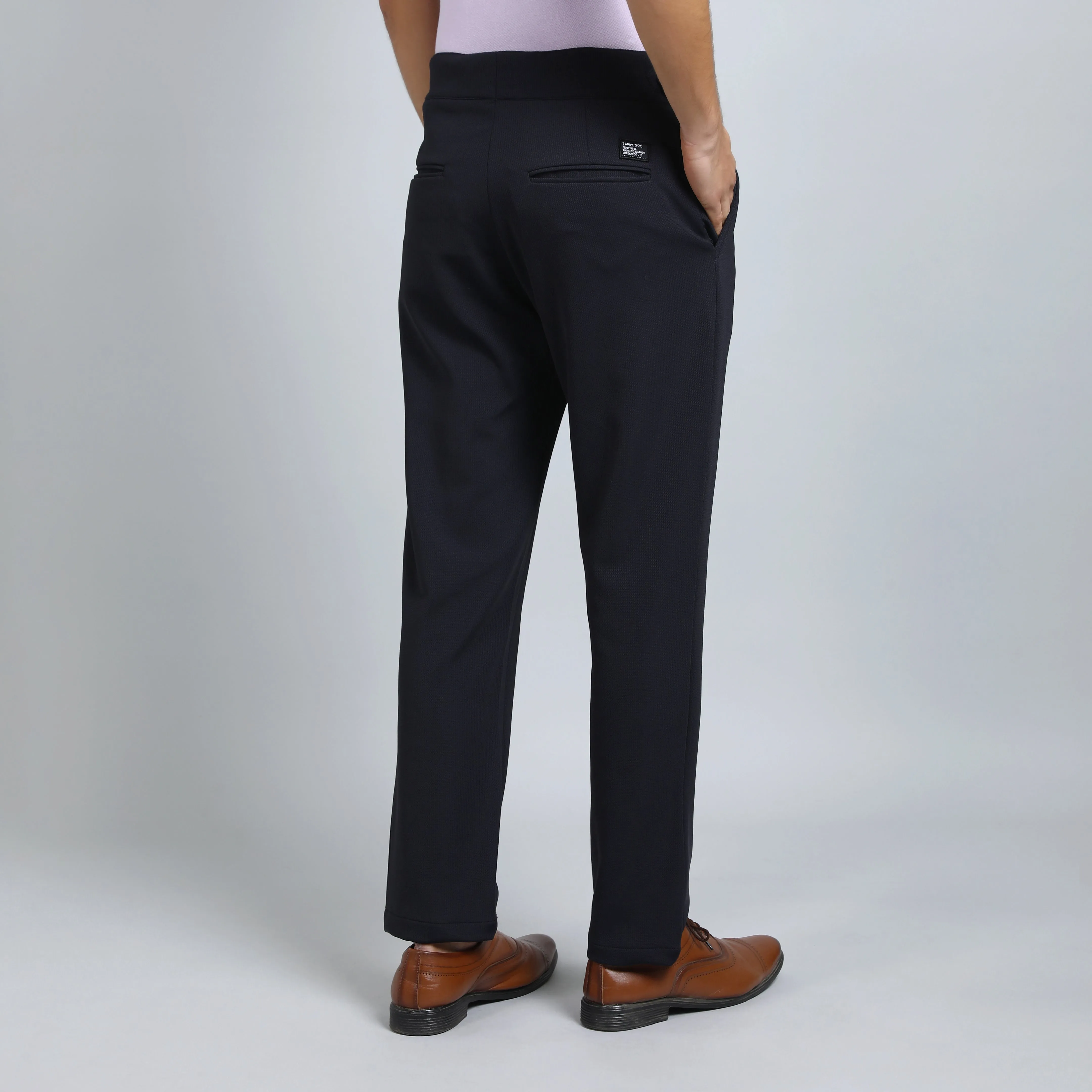 BARITONE NAVY SLIM  FIT GURKHA TROUSERS