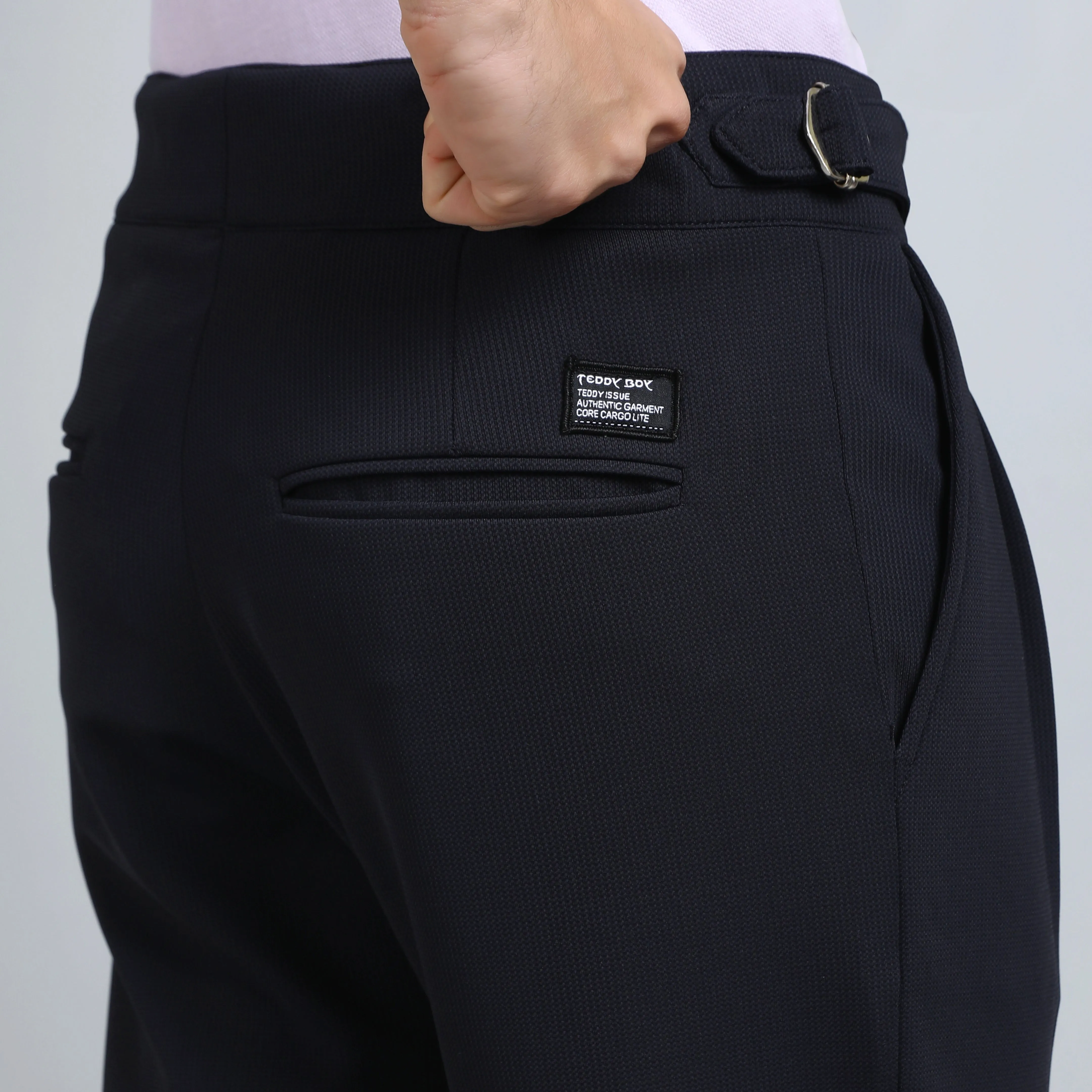 BARITONE NAVY SLIM  FIT GURKHA TROUSERS