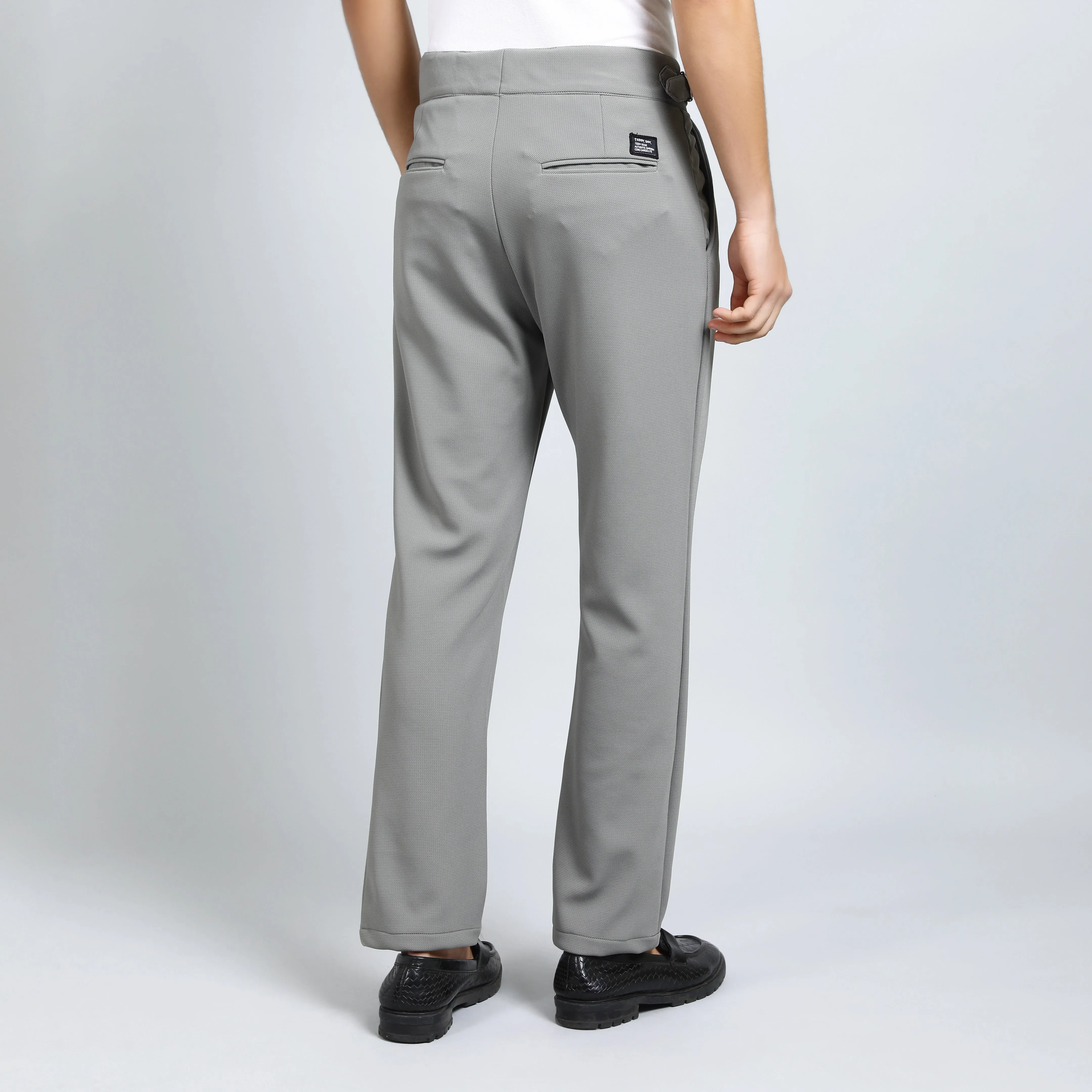 ULTIMATE GRAY SLIM  FIT GURKHA TROUSERS