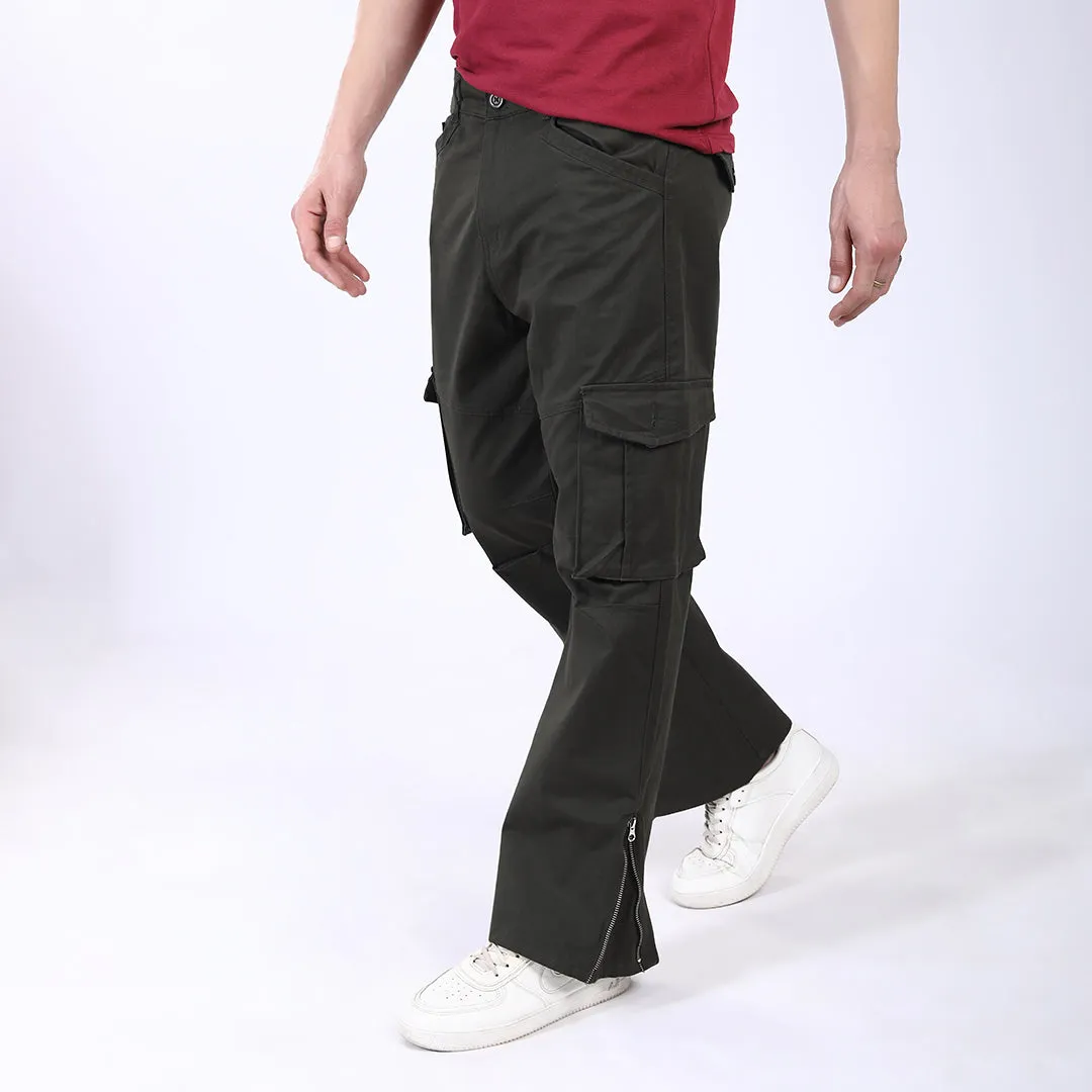 Men's Relaxed Fit Stretch Cotton Cargo Pants – Streetwear Utility Style