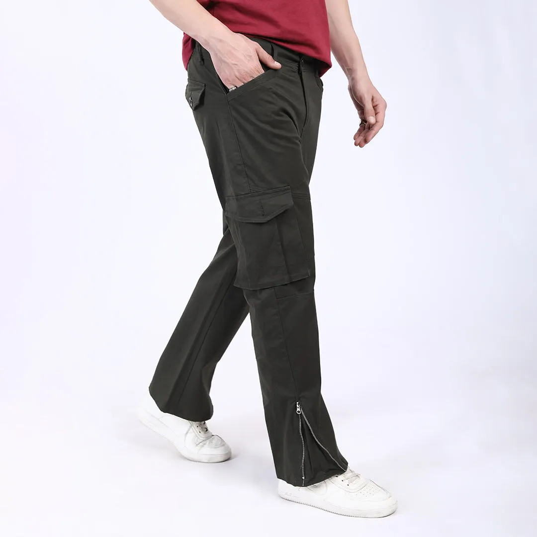Men's Relaxed Fit Stretch Cotton Cargo Pants – Streetwear Utility Style