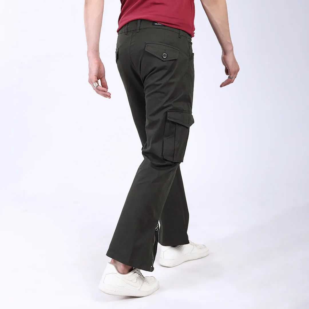 Men's Relaxed Fit Stretch Cotton Cargo Pants – Streetwear Utility Style