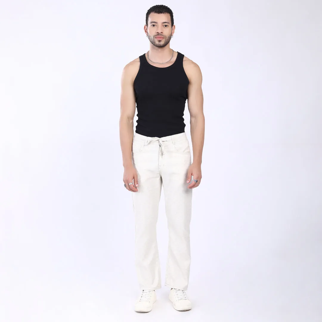 OFF WHITE LINEN PANTS