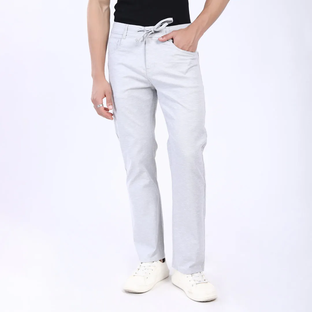 SKY BLUE LINEN PANTS