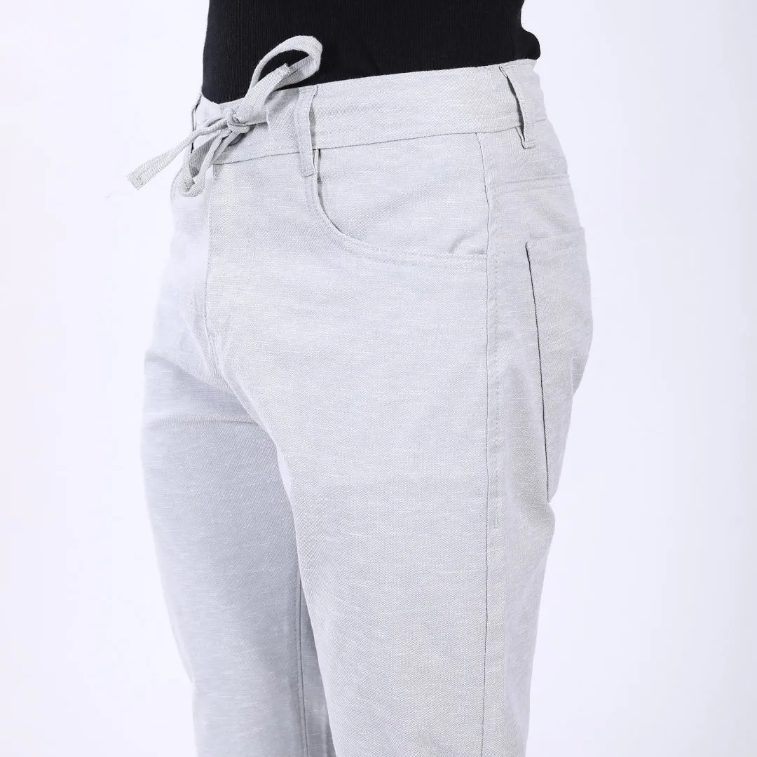 SKY BLUE LINEN PANTS