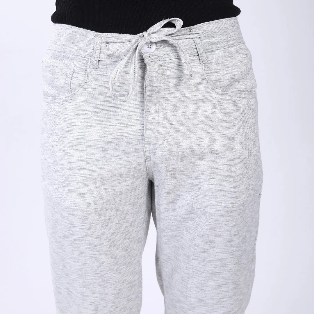 LIGHT GREY LINEN PANTS