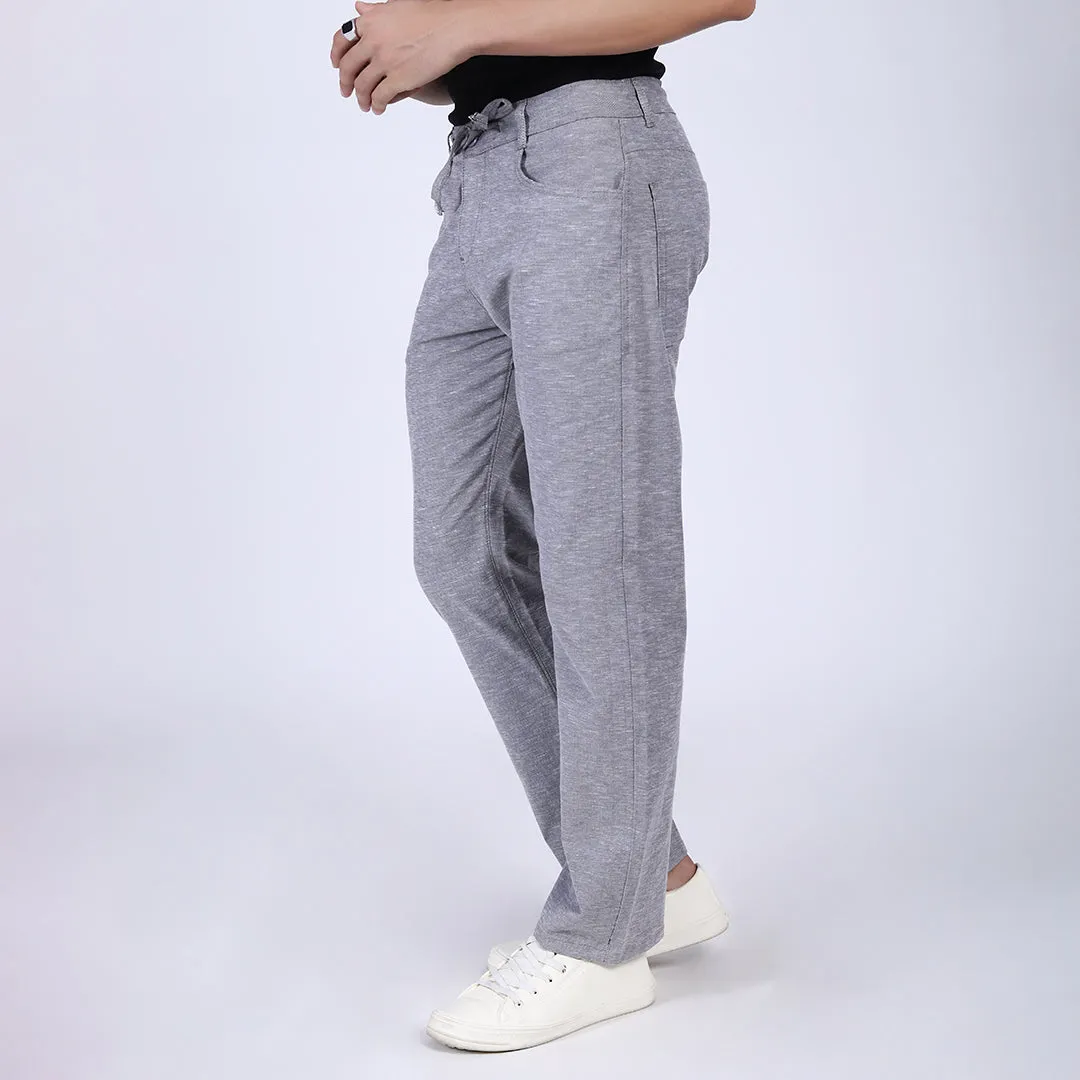 GREY LINEN PANTS