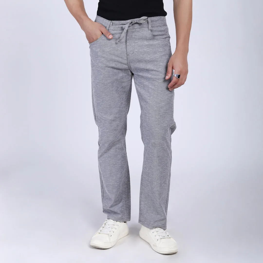 GREY LINEN PANTS