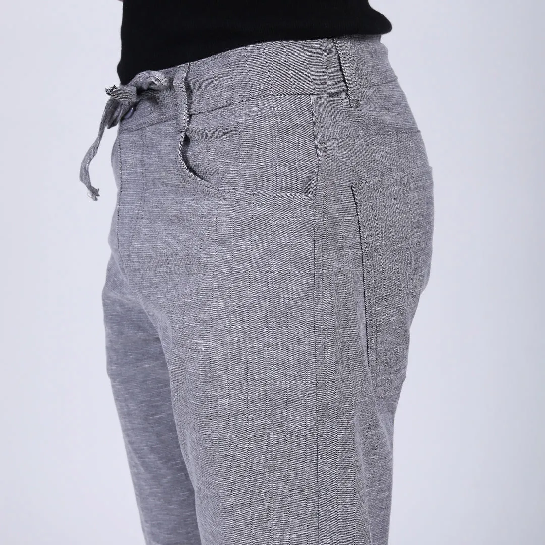 GREY LINEN PANTS