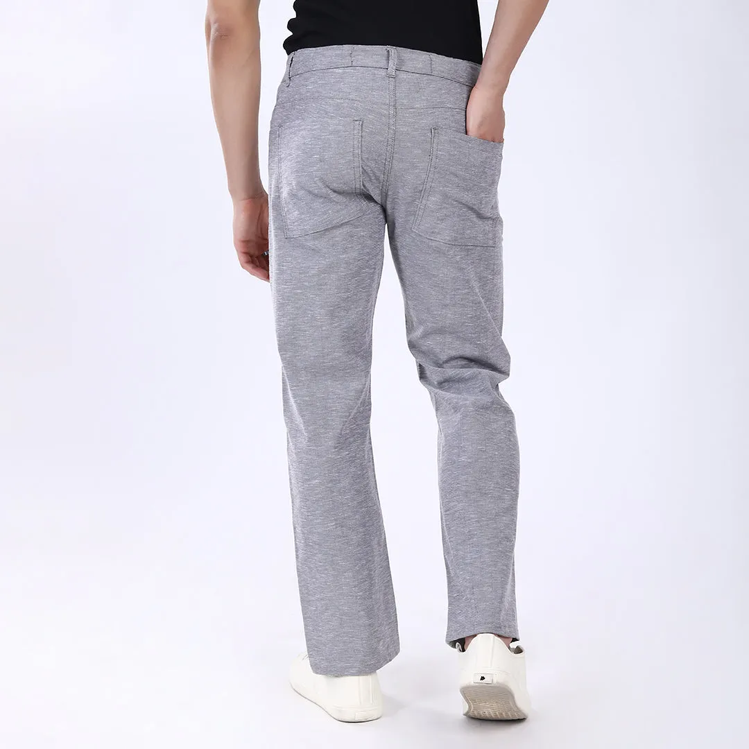 GREY LINEN PANTS