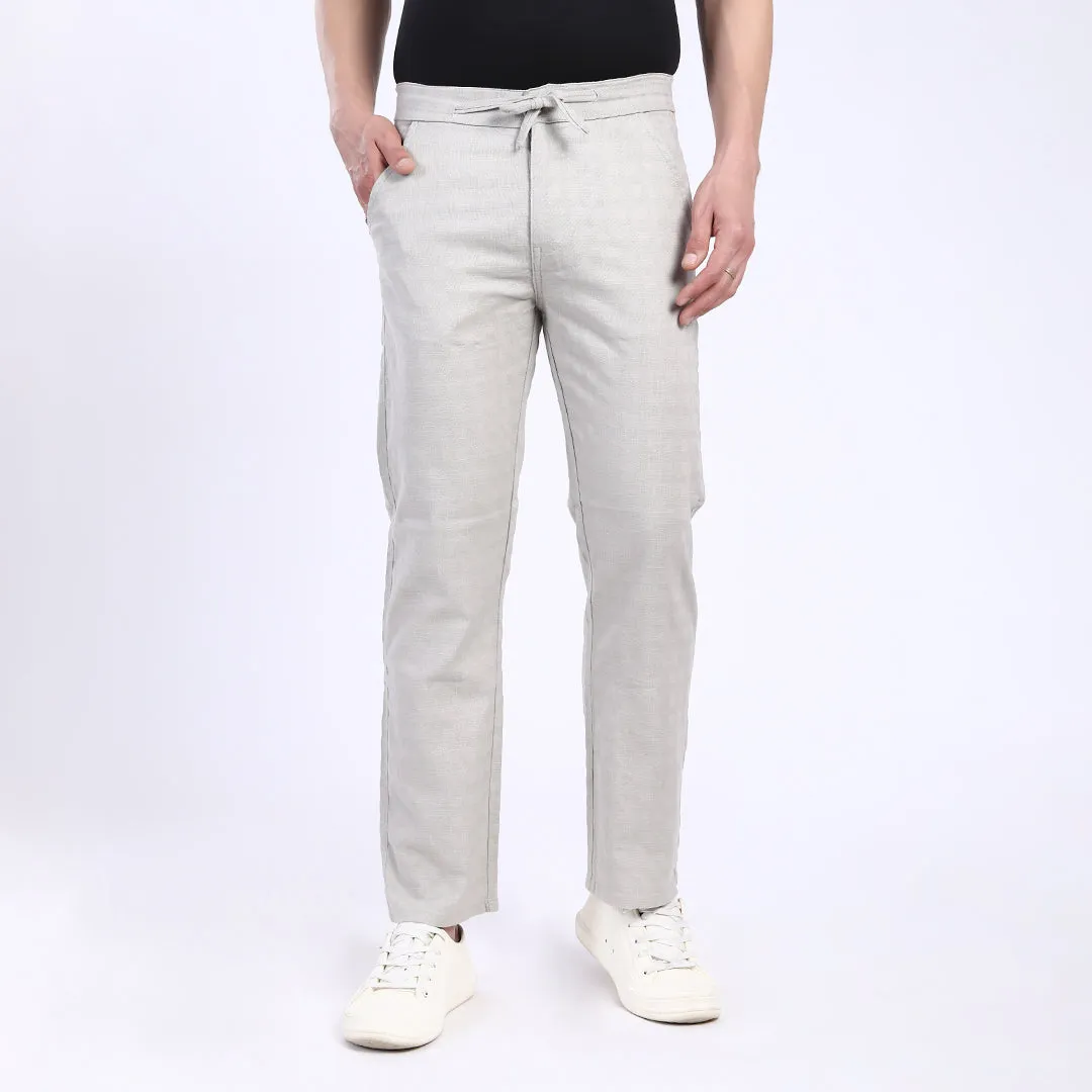 OFF WHITE GREY LINEN PANTS