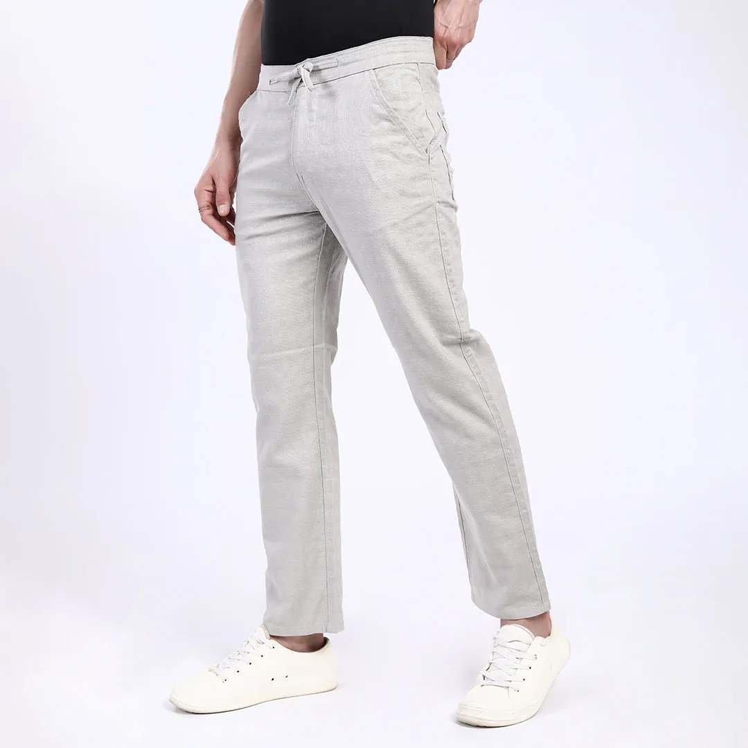 OFF WHITE GREY LINEN PANTS