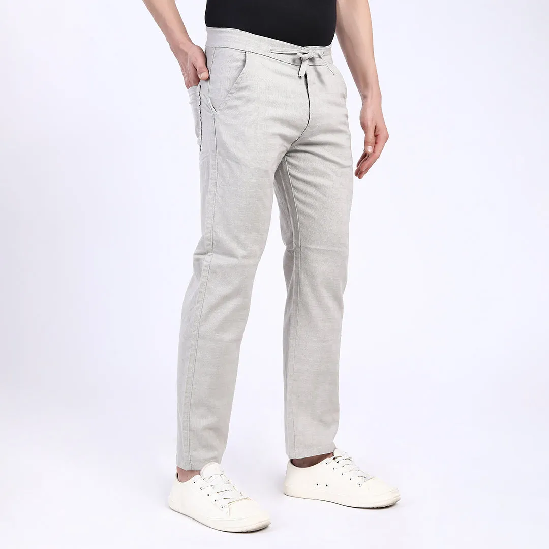OFF WHITE GREY LINEN PANTS